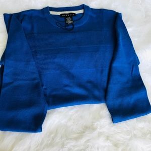 Blue Round Neck  Men’s Sweater